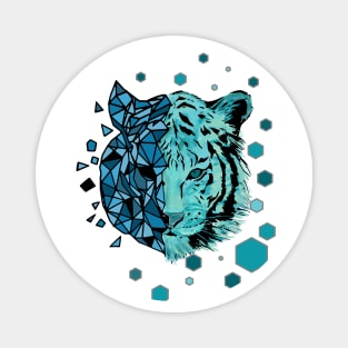 Blue tiger Magnet